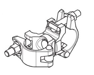 SWIVEL COUPLER DK1 48/48 GALV