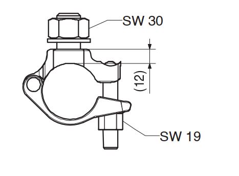SCREW-ON COUPLING 48 MM, GALV. - Image 2