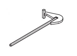 TRIO BULKHEAD TIE TS, GALV.