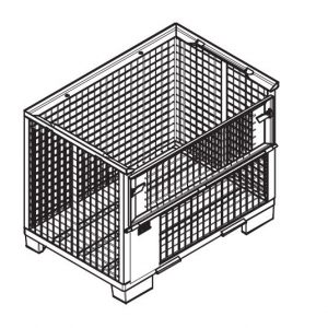 WIRE GRATE BOX, 80X120