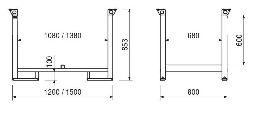PALLET RP 80X150/2, GALV - Image 2