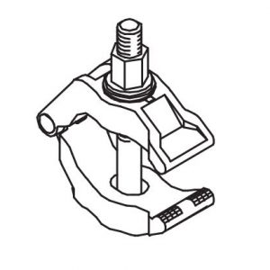 MAIN BEAM CLAMP HD 70MM, GALV