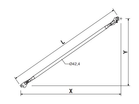 DIAGONAL BRACE UBS 150/150 - Image 2