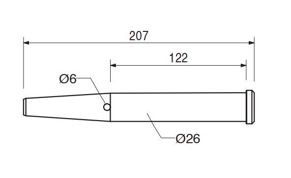 PIN D=26X120 - Image 2