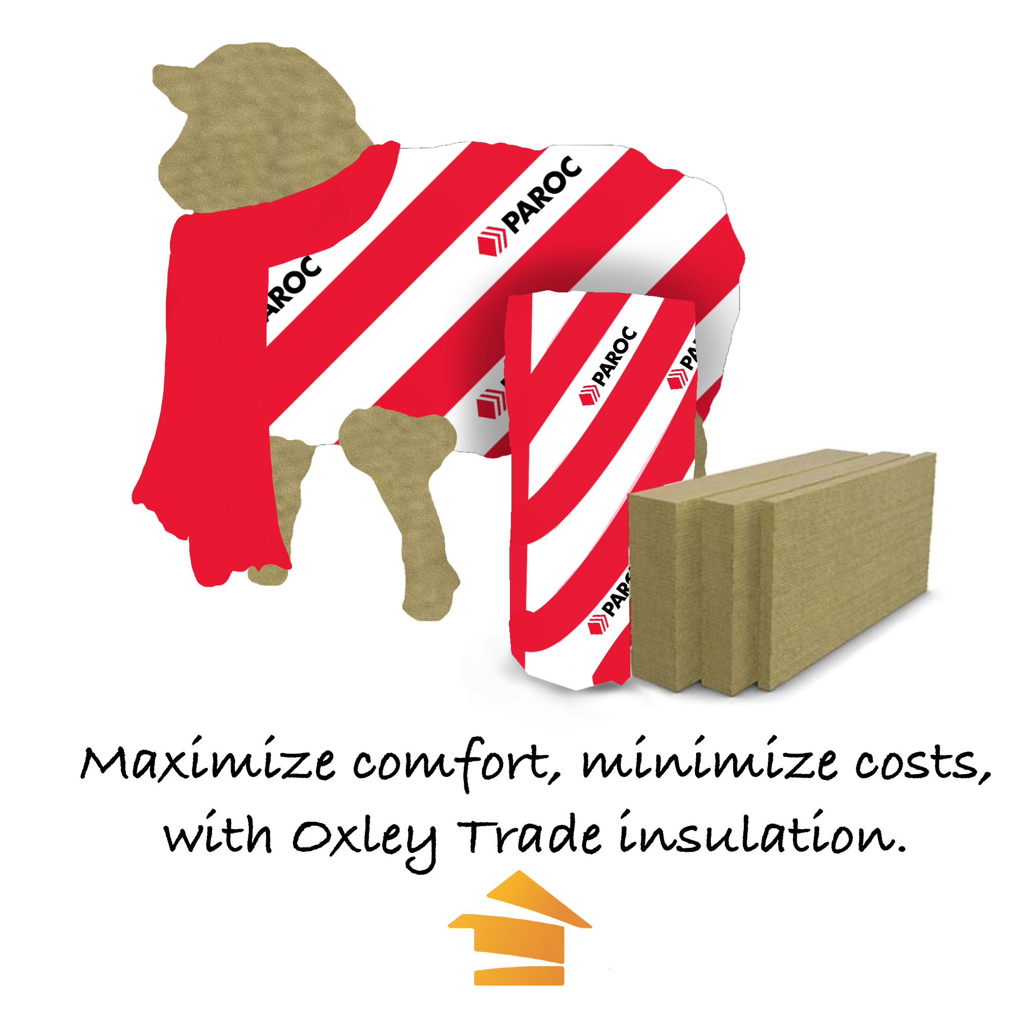 Stone wool insulation PAROC Linio 15 - Image 2