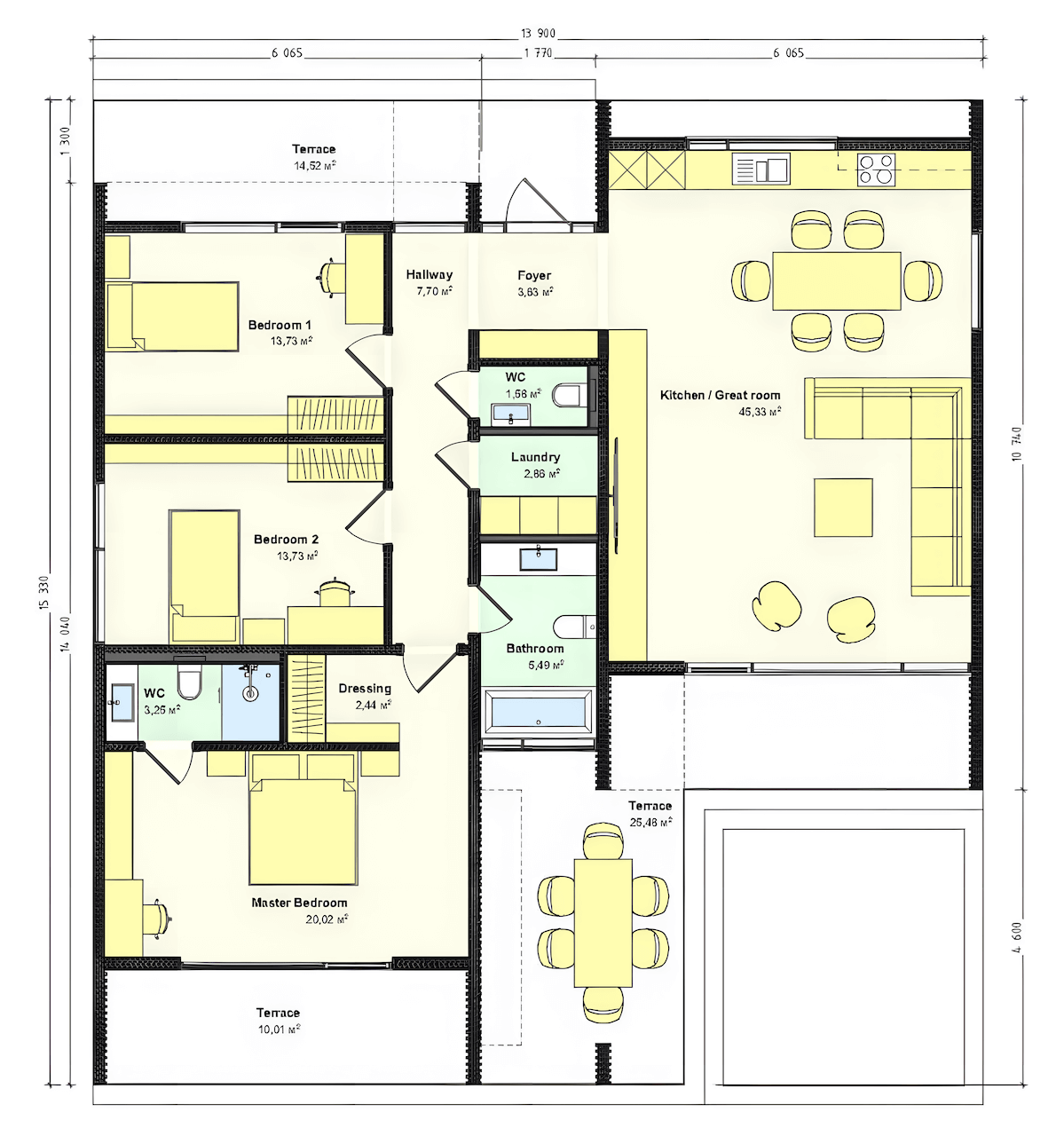 House Kit 169 sqm made of CLT Panels - for pre-order only! - Image 5