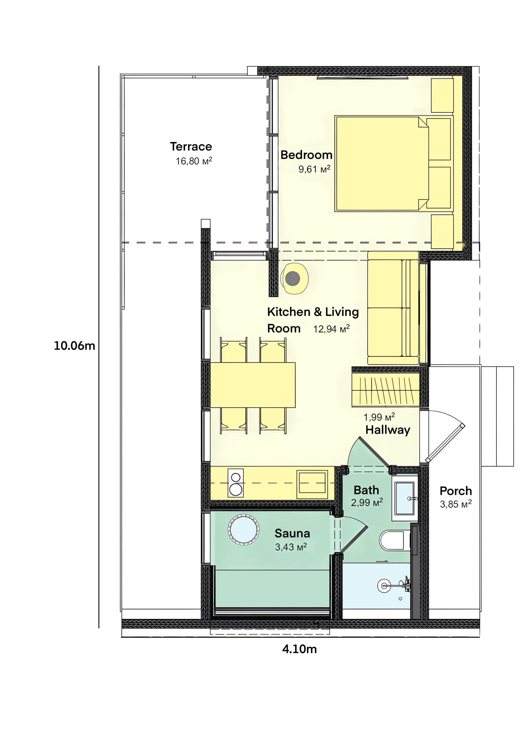 House Kit 58 sqm made of CLT Panels - for pre-order only! - Image 5