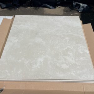 Porcelain Tiles - 600x600 - Ivory Satin