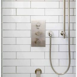 Subway 100x400 gloss white wall tiles