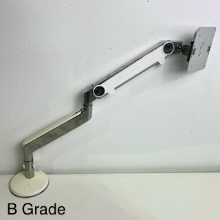 Human Scale Single Monitor Arm M2 Polished Aluminium - B Grade - Image 2