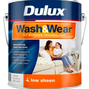 4L Dulux Wash&Wear Interior Low Sheen Paint - Custom Colour (white base)
