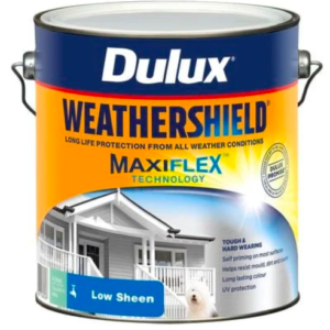 4L Dulux Weathershield Exterior Low Sheen Paint - Custom Colour (deep base)