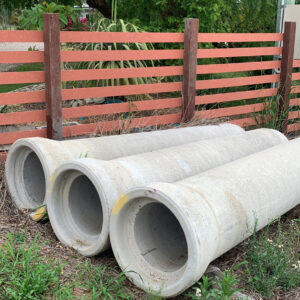 Culvert, concrete with rubber seals,375mm