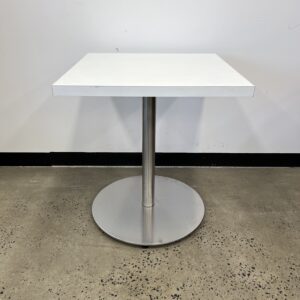Cafe-Style White Square Table