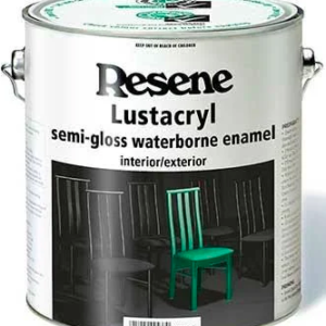 4L Resene Lustacryl Semi-Gloss Water-Based Enamel - Dulux colour: Wayward Grey (close match)