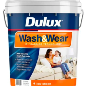 15L Dulux Wash&Wear Interior Low Sheen Paint - Custom Colour (white base)