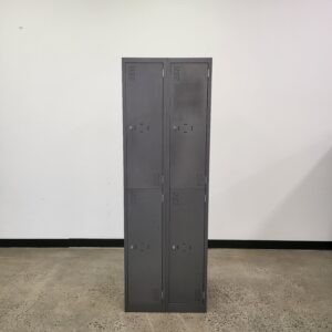 EliteBuilt Locker Double Bay Grey 4 Door
